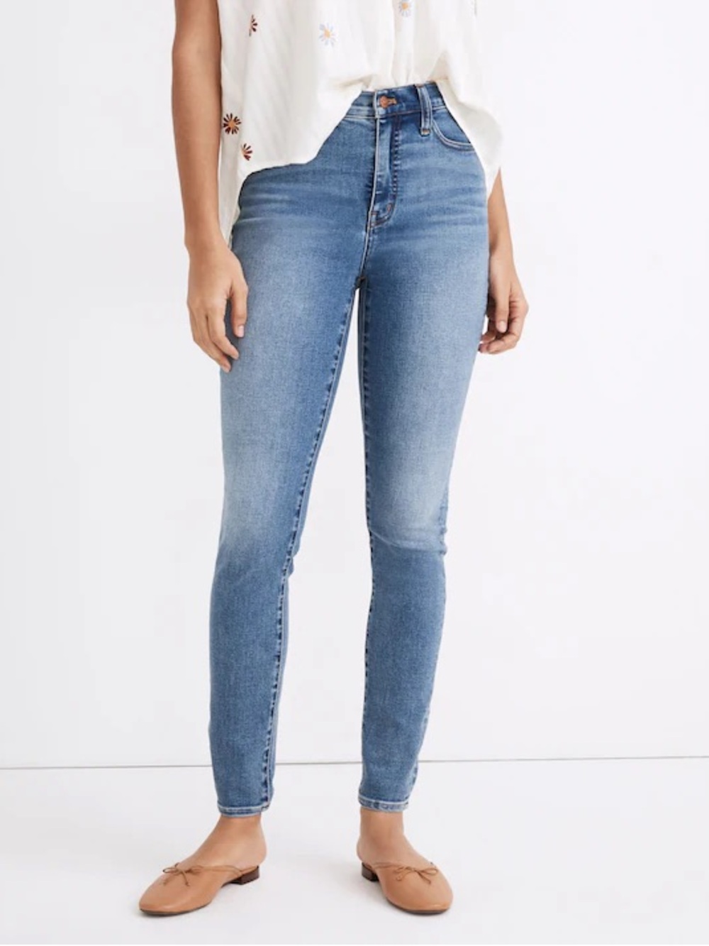 Madewell 10” Roadtripper Jeans in Vinton Wash, Size 32P - Petite High Rise